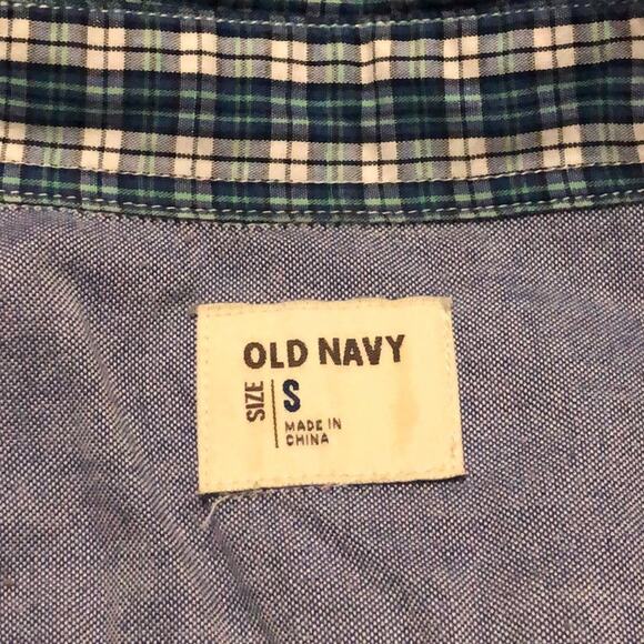 Old Navy Men’s Plaid Button Down Shirt Size Small - Picture 4 of 4
